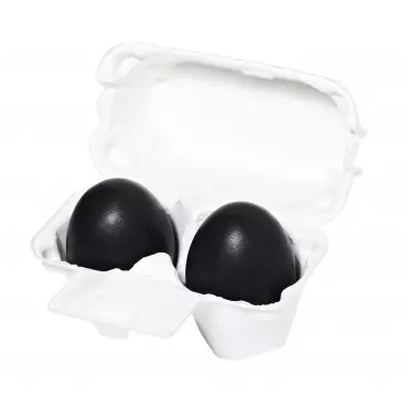 Holika Holika  -  Holika Holika Mydełko z aktywnym węglem do mycia twarzy - Charcoal Egg Soap, 2x50g 